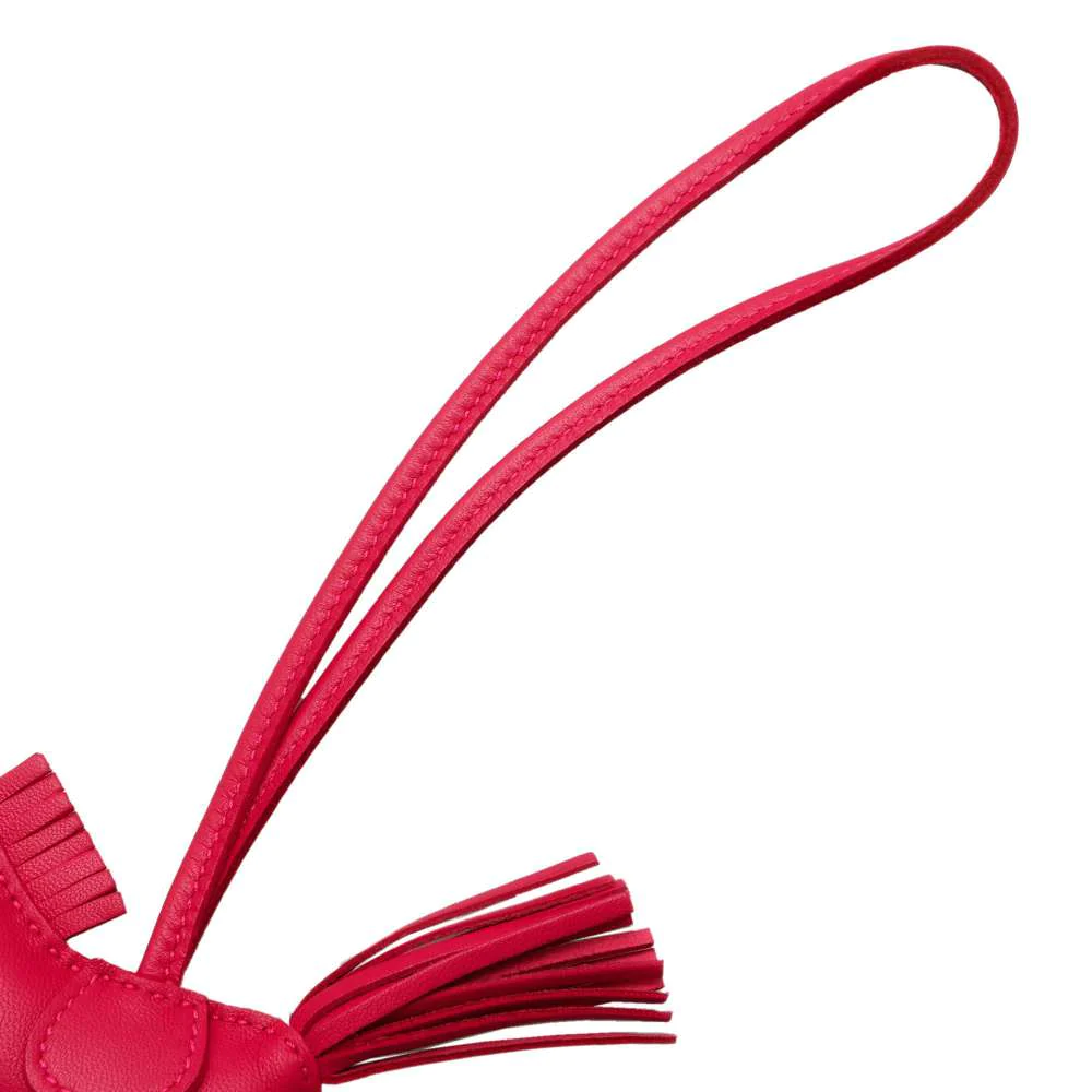 HERMES Rodeo Size PM Rose mexico Lambskin